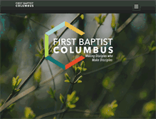 Tablet Screenshot of columbusfbc.org